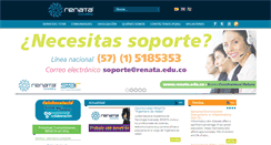 Desktop Screenshot of multimedia.renata.edu.co